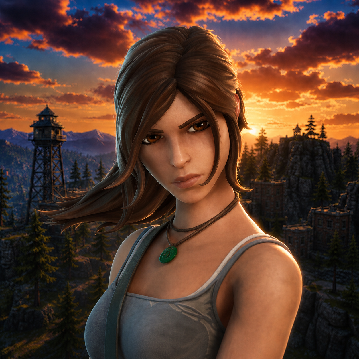 Lara Croft Skin Account Artwork